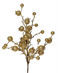 PICK GLT HOLI BERRY 12" GOLD