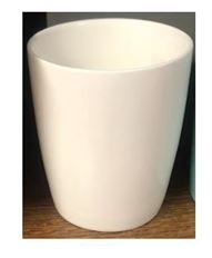 POTTERY ORCHID POT 3" WHITE