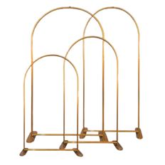 BACKDROP STAND 90"HX60"W GOLD
