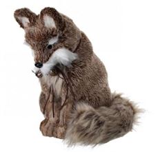 FOX SITTING 12" NATURAL