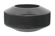 BOWL ROTUNDA 4X8" BLACK