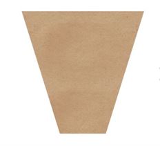 PAPER SLEEVE KRAFT 8" 10/PK