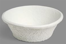 MACHE 15"D X 5.75" H MEGAPOT WHITE