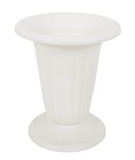 PEDESTAL URN 11.25"H 8"O WHITE EACH