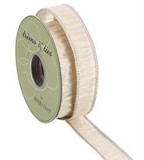 RIBBON DUPION MET 1"X10YD GOLD