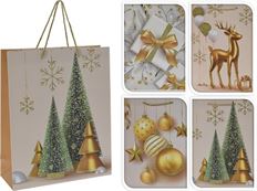 GIFT BAG 9.5X7.75" 4 ASST PK/6