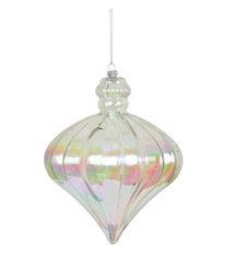 FINIAL ORN 6" SMOKE GRAY