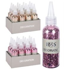 GLITTER 40GR PINK