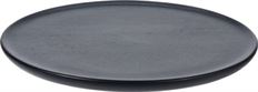 PLATE CANDLE RND 28CM BLACK