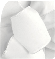RIBBON #40X50YD VELVET WHITE