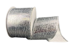 RIBBON LAME 2.5"X10YD SILVER