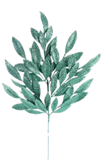 BAYLEAF GLT SPRAY 23" PEACOCK