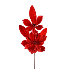 MAGNOLIA VELVET RED 24" X 2