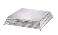 CRYSTAL CAKE PLATE 16" SQUARE