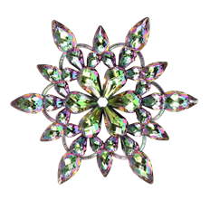SNOWFLAKE 9.25" IRIDESCENT