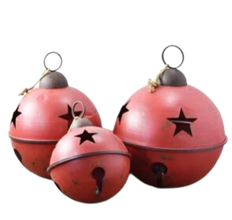 BELL JUMBO RED SET/3