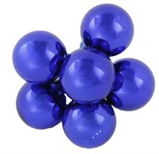 BALL GLASS 30MM SH ROYAL BLUE 72/PK