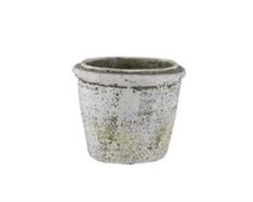 PLANTER CEMENT 4.5X4.75" GRAY