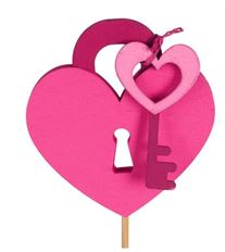 PICK KEY TO MY HEART 50CM PK/R PK10