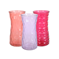 ROSE VASE 9 3/8" PASSIONFRUIT 12/CS