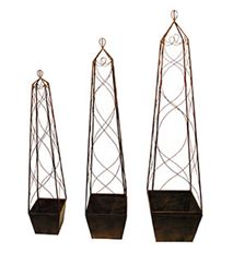 PLANTER TRELLIS SET OF 3
