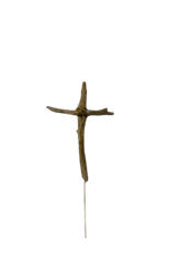 CROSS 24"H X 8"W PICKED NATURAL