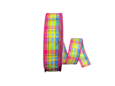 PLAID YL BL PK LIME BLACK 09 50YD