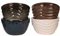 CERAMIC DISHGARDEN 9" ASST