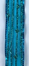 GLITTER DOTS/LINE #3 50YD TURQ/TURQ