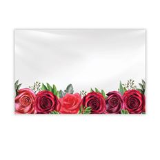 CARD NO SENTIMENT ROSES 50/PKG
