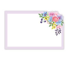 CARD NO SENTIMENT BOUQUET 50/PKG