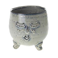POTTERY MRS CLAY 4.75" BLUE