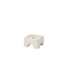CANDLEHOLDER TRESTLE 3.75X2" WHT
