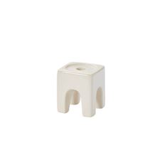CANDLEHOLDER TRESTLE 4X3.75" WHITE