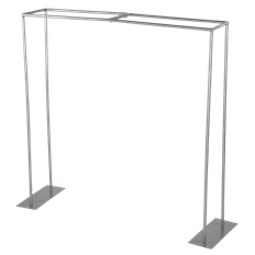METAL STAND 42X42X9" SILVER