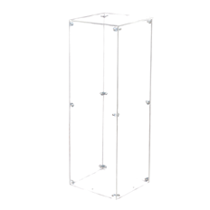 PEDESTAL ACRYLIC 32"HX11" CLEAR