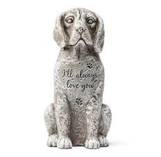 STATUE ALWAYS LOVE YOU DOG 6.5"