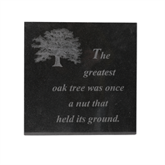 PLAQUE 12X12 THE GREATEST OAK