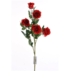 ROSE SPRAY 27.5" RED