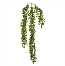 LEAF BUSH 28" HANGING GREEN