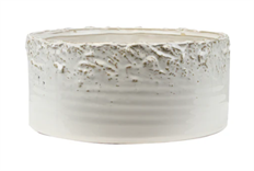 POTTERY 4.75X10.5" WHITE