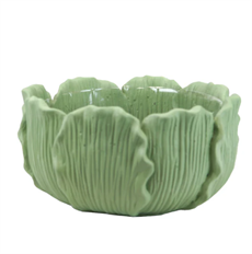DISHGARDEN LEAF 9X4.75" GREEN