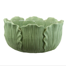 DISHGARDEN LEAF 14X7" GREEN
