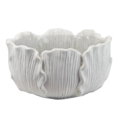 DISHGARDEN LEAF 14X7" WHITE