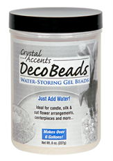 DECO BEADS BLACK 8 OZ JAR