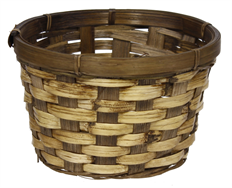 PLANTER 6.75" FERN BROWN STAIN