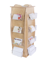 CARD RACK VERTICAL SPINNING 16 SLOT
