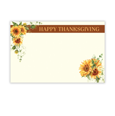 CARD HAPPY THANKSGIVING 50/PKG