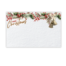CARD MERRY CHRISTMAS SCRIPT 50/PKG