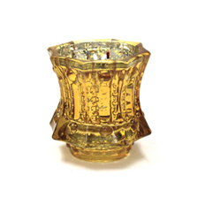 TEALIGHT CANDLE HOLDER 3.5"H GOLD